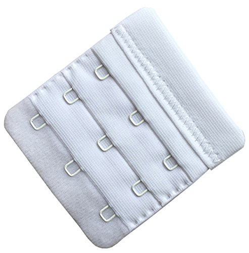 Chanie Women Pack Of 3 Soft Comfortable 3 Hooks Bra Extender,2.4"X 2.3" #TOP1