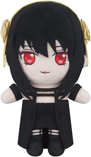 PARTYEVER Anya - Forger de peluche con vestido extraíble Yor Forger muñeca de peluche de anime para cosplay juguetes de regalo de cumpleaños para