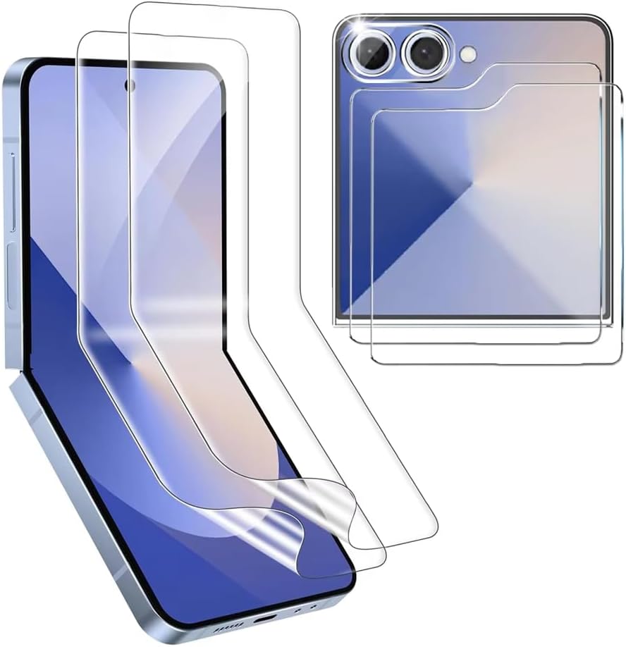 [2pcs] Hydrogel Screen Protector for Samsung Galaxy Z Flip7 FE, Ultra-Thin, High Sensitivity Flexible TPU Flim Perfect for Daily Use (Non-tempered glass)