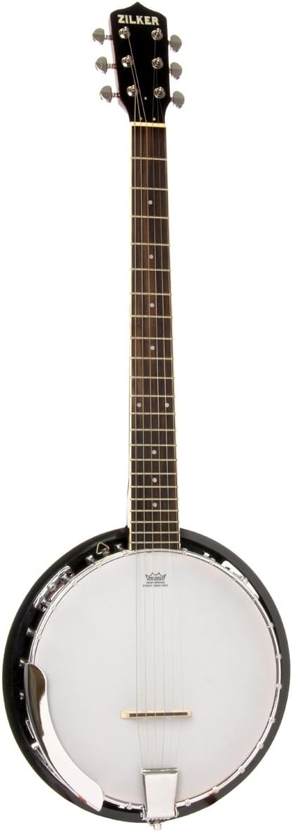 ZBJ06 6-String Banjo Pack with Gig Bag, Strap, and Pick