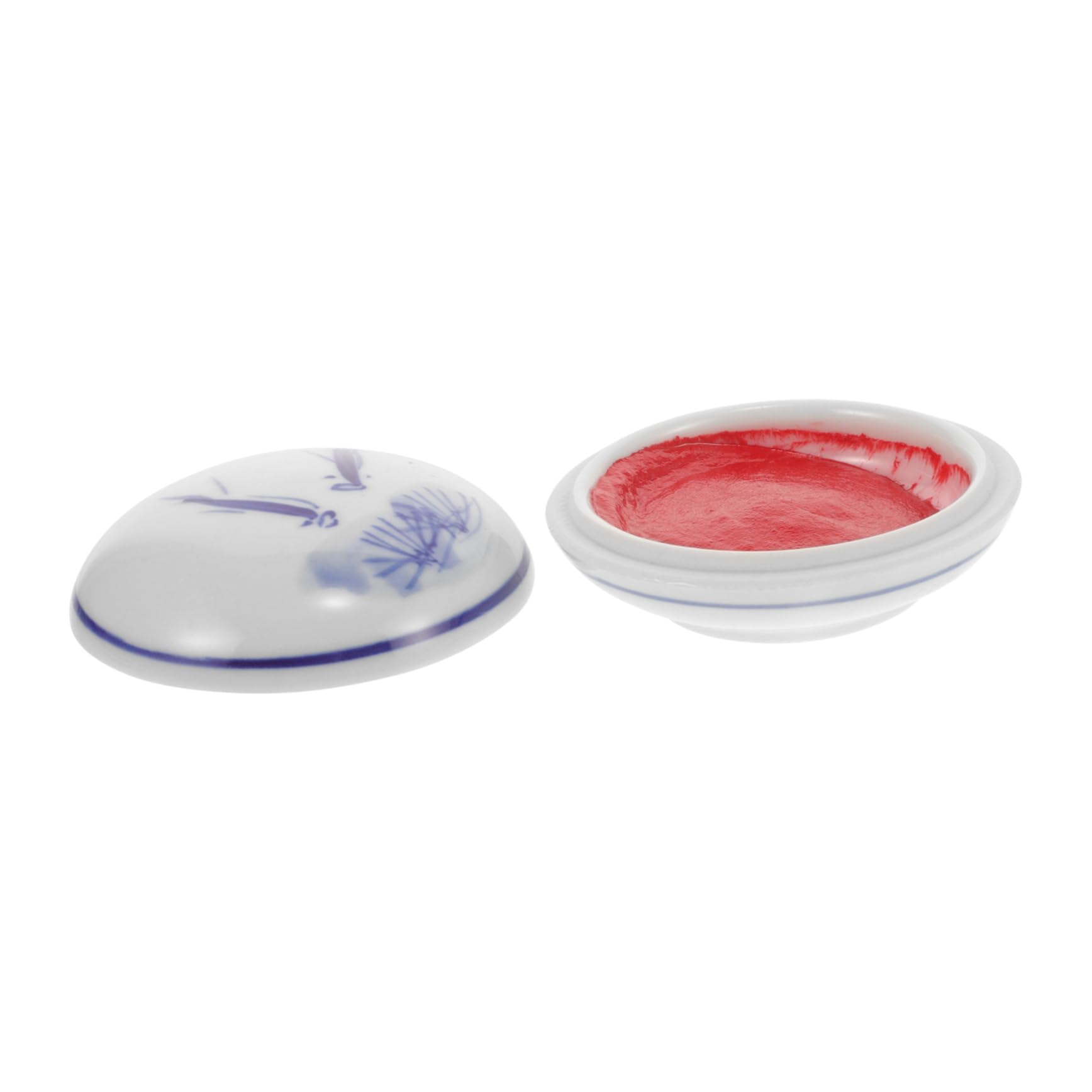 Gadpiparty 5 Stück Stempelkissen Einfügen Kalligraphie Malen Malerei Zeichnung Pads Kalligrafie-Angebot Malutensilien Keramik
