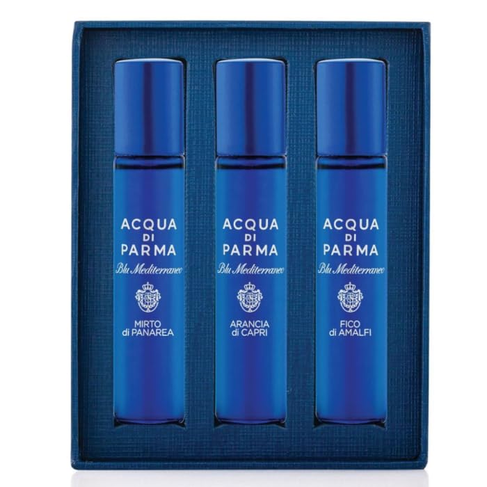 Acqua Di ParmaAcqua Di Parma Blu Mediterraneo (U) Set Edt 3 X 12Ml (Arancia Di Capri + Fico Di Amalfi + Mirto Di Panarea) Transparent/Combination