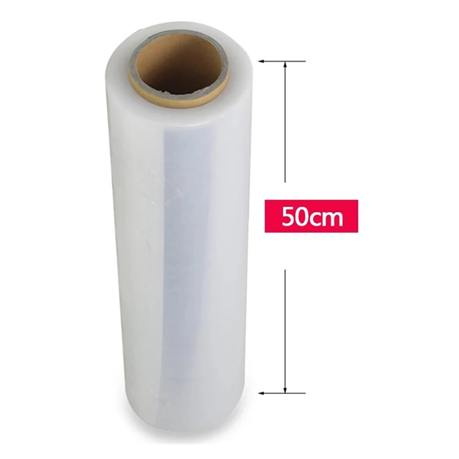 Wytrzymałe rolki do owijania palet, 50cm PE Logistyka Transport Opakowania Folia Stretch Opakowania Plastikowe(50cmx350m 1 Roll)
