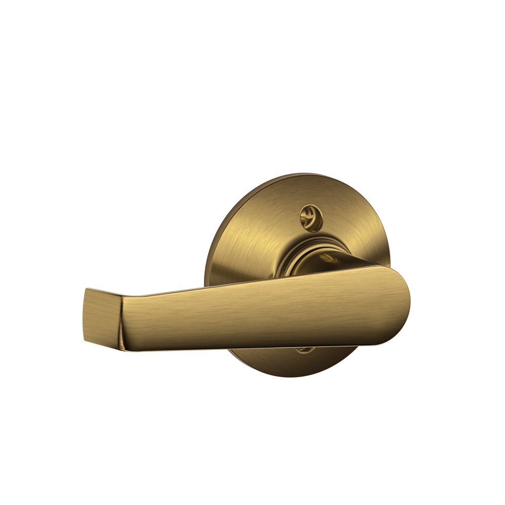 SCHLAGE Kol, Dönmez Kilit, Antik Pirinç (F170 ELA 609)