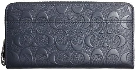 Amazon コーチ Coach 財布 長財布 メンズ ヘリテージ シグネチャー Pvc アコーディオンジップアラウンド アウトレット F Bhp ミッドナイトネイビー コーチ ｃｏａｃｈ メンズ レディース Coach コーチ 財布