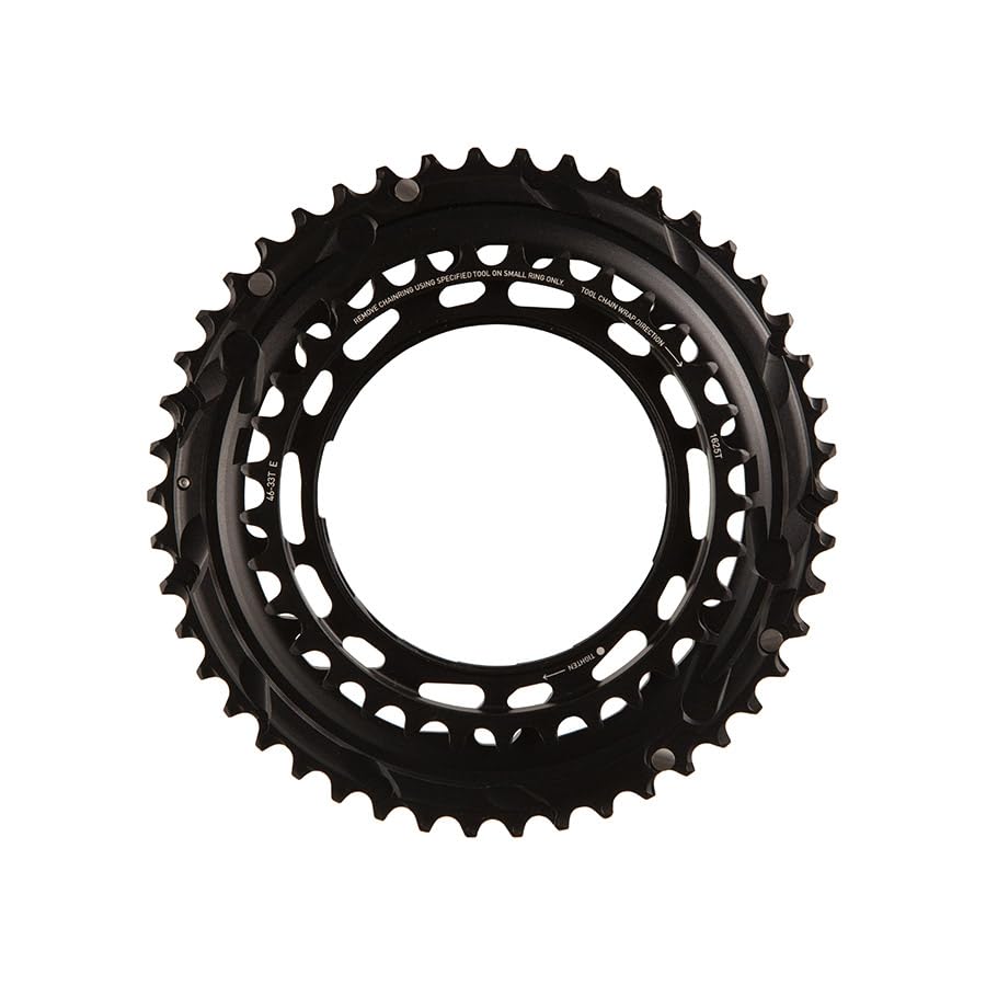 Amazon.com : SRAM Force 2X Thread Mount Chainring - 46/33t, 12