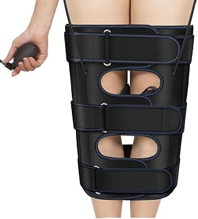 Bow Leg Orthosis, O/X Leg Lightweight Bandage, Dual Fixation Smart Control Knee Valgus Deformity Bow Leg Posture Corrector Tape Durable and Easy Correction,Manual