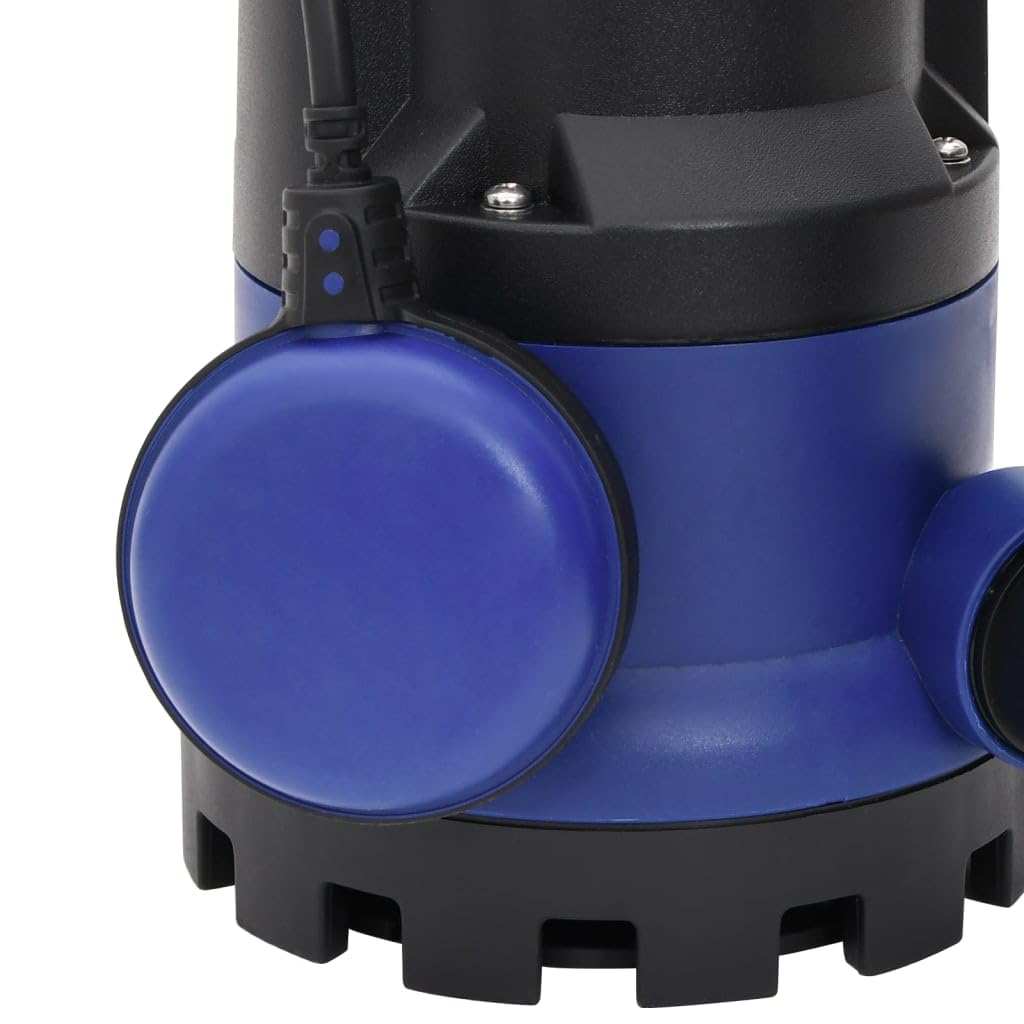 Bomba eléctrica sumergible de agua sucia de 400 W con interruptor de flotador, 8000 l/h, caudal de 5 m, carcasa de metal y plástico, bomba de drenaje automática para sótano, estanque, cisterna