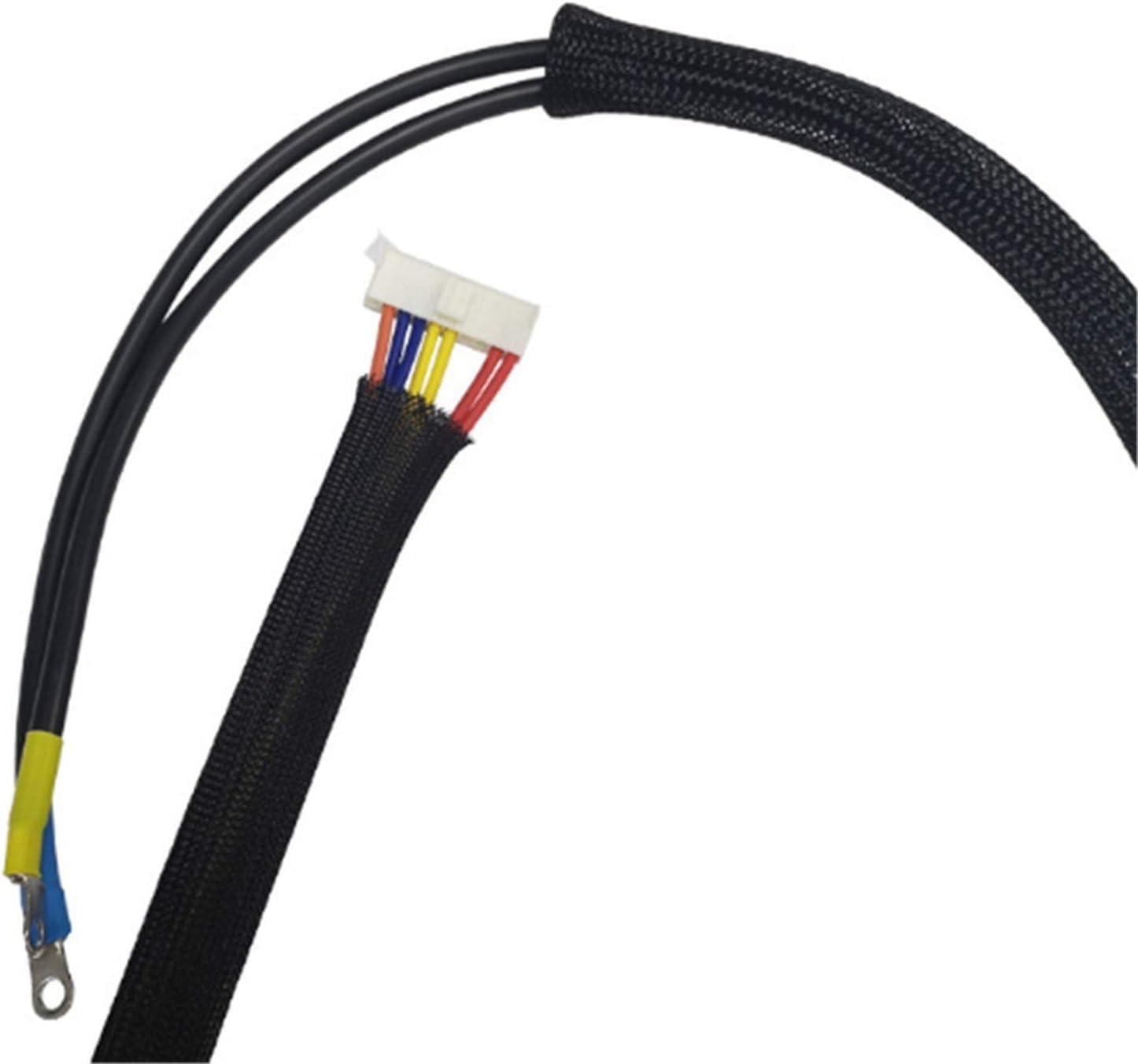 Rękaw do porządkowania kabli Wielokrotnego użytku Osłona do zarządzania kablami czarna 5m 3-82mm(82mm)