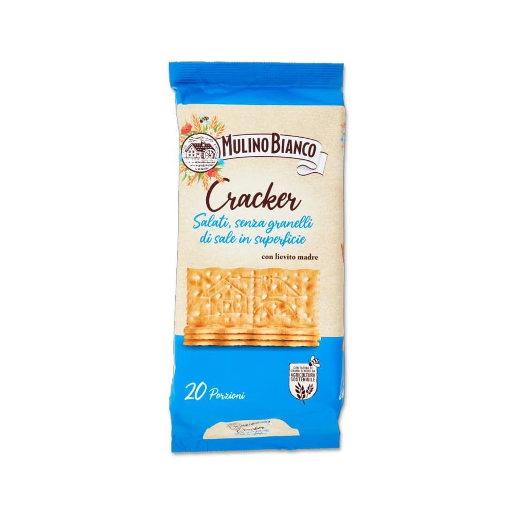 Mulino Bianco Sfoglia Di Grano Non Salted Crackers (500 Gr)