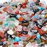 XIANNVXI 20 Colours 400 Pcs Assorted Crystal Beads for Jewelry Making 5-8mm Colourful Mixed Gemstone Stones Beads for Crafting