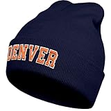 Sports Fan Beanie Gear Winter Hat for Men Apparel Women Gifts Knitted Cap Merch Stuff, Navy Blue