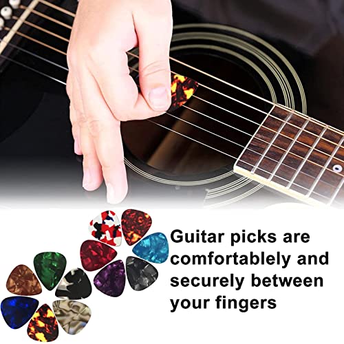 Médiators pour guitare, 12 Médiator en celluloïd Guitar Picks Médiators avec Boîte en Métal, plectre pour guitare… - Les Beatles, Paul McCartney, John Lennon, RIngo Starr, George Harrison Médiators pour guitare, 12 Médiator en celluloïd Guitar Picks Médiators avec Boîte en Métal, plectre pour guitare… – Image 4