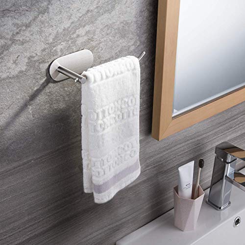 Suntech Hand Towel Holder/Towel Ring - Self Adhesive Towel Bar For Kitchen And Bathroom No Drilling #TOP2