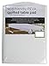 Sultan's Linens PEVA Quilted Table Pad With Flannel Backing, Waterproof, Skid Resistant (120"x52")
