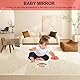 chiquieray Montessori-Spiegel,Baby Spiegel Spielzeug,Pädagogisches BabySpiegelspielzeug,Bauchzeitspiegel Baby-Geschenkideen Für Neugeborene