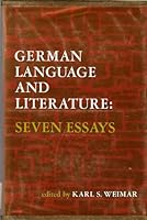 German language and literature: seven essays 0133540766 Book Cover