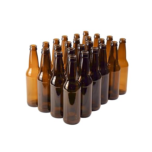 Suministro de botellas de cerveza Amber (pack de 24 unidades), 12 onzas, de elaboración casera, de Moster Brew