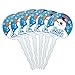 Frosty the Snowman Snowing Cupcake Picks Toppers Decoration Set of 6