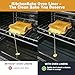 KitchenRaku BBQ Grill Mat, 40x180cm Non Stick Oven Liners for Bottom of Fan Assisted Ovens, Heat Resistant, Reusable, Cut-to-Size and Washable Barbecue Mat Suitable for Gas, Charcoal or Electric Grill