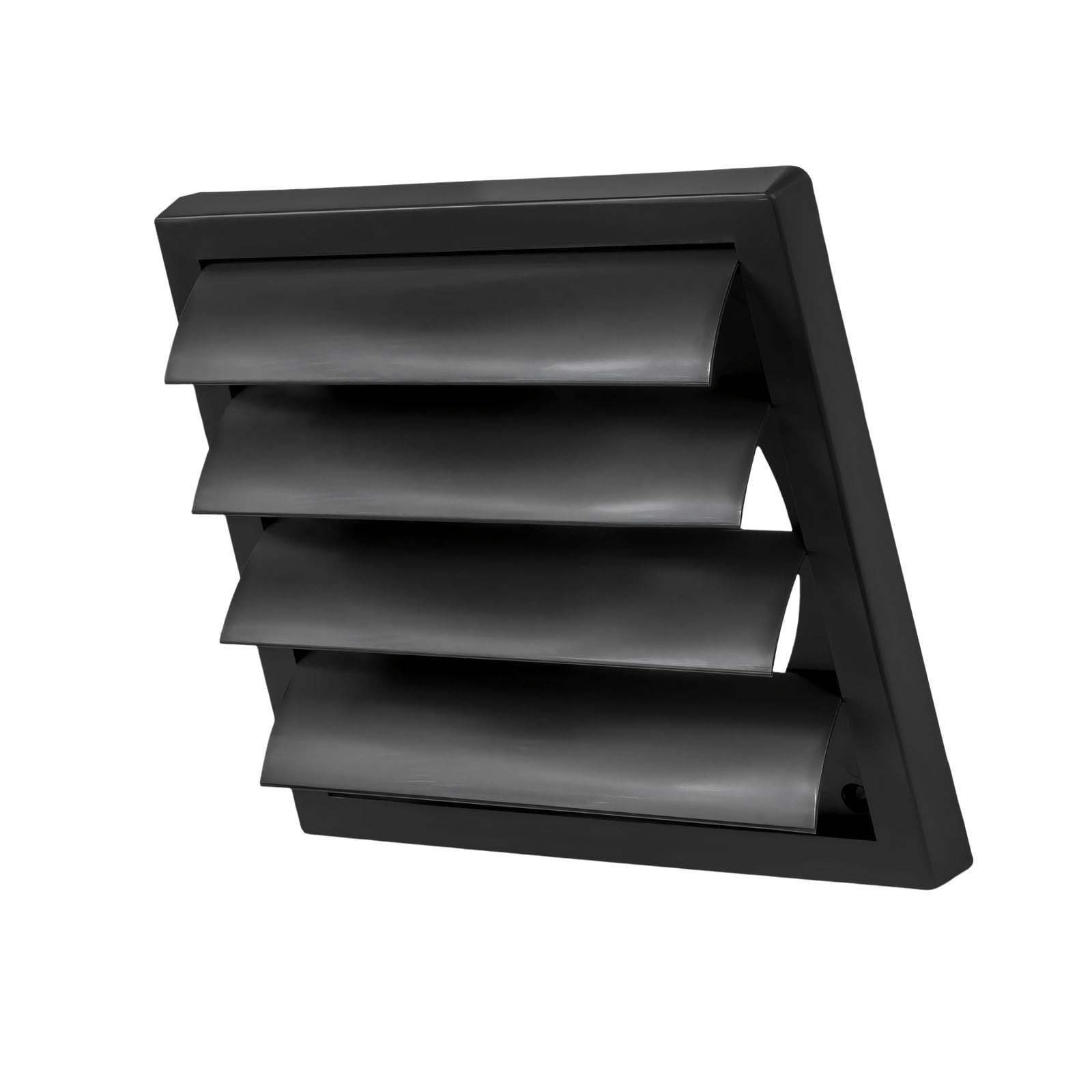 Wgbosmg 5 Inches Upgrades Dryer Vent Cover With Louvered Grille & Flanges Outdoor Dryer Vent Hoods Abs For Weatherproof Protect Outdoor Outlet Cover