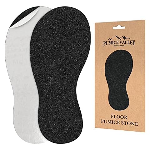 Floor Pumice Stone 2 PCS - Shower Foot Scrubber - Non-Slip Shower Massage Scrubber for Cleaning, Exfoliating, Massaging Feet, Removing Dead Skin & Callus - Foot Scrubber for Shower Floor & Bath Tub Cover