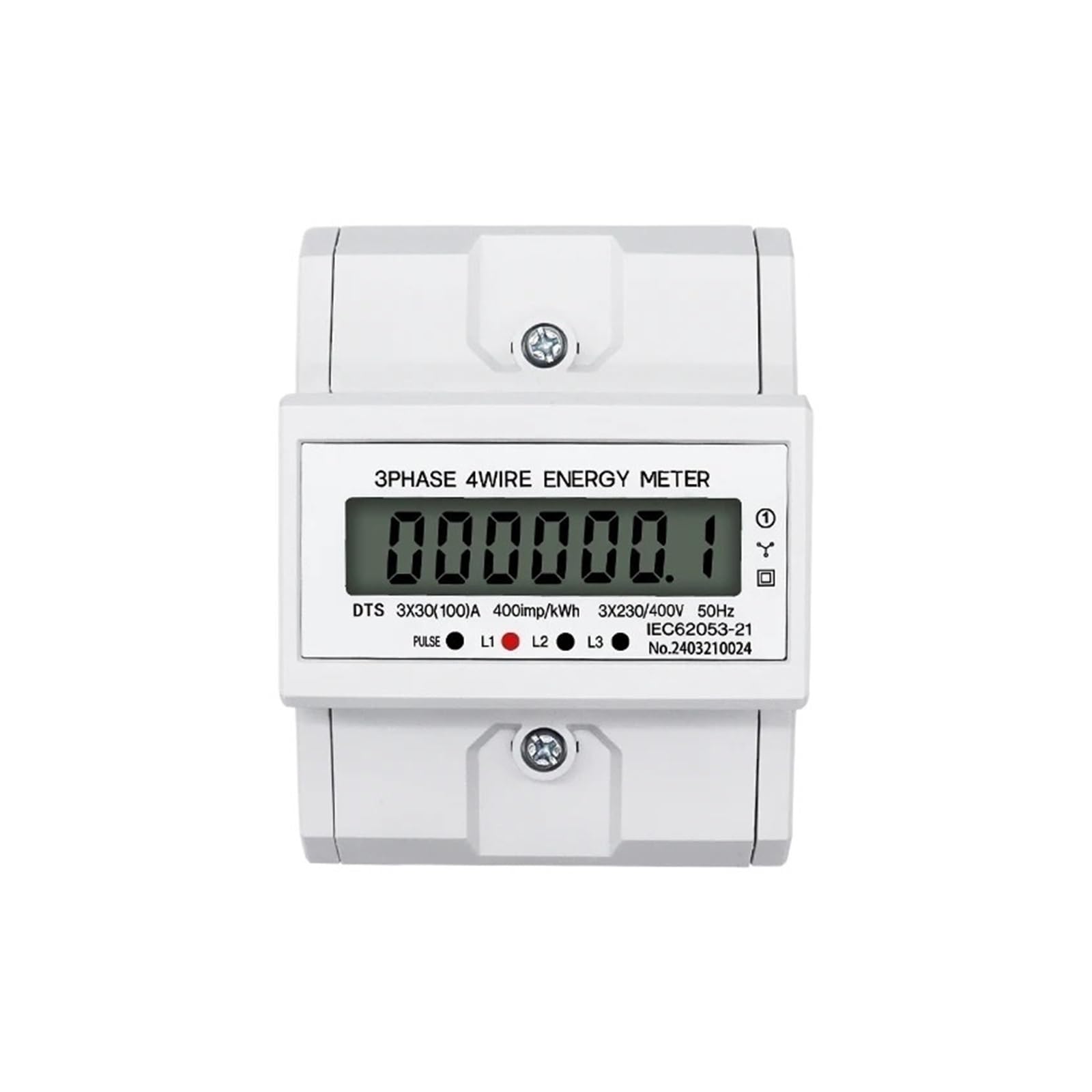 AC230V 100A LCD Digital Display Power Meter in Energy Meters Smart Electric Meter 3 Phase Kwh Meter Ammeter(DTS024M)