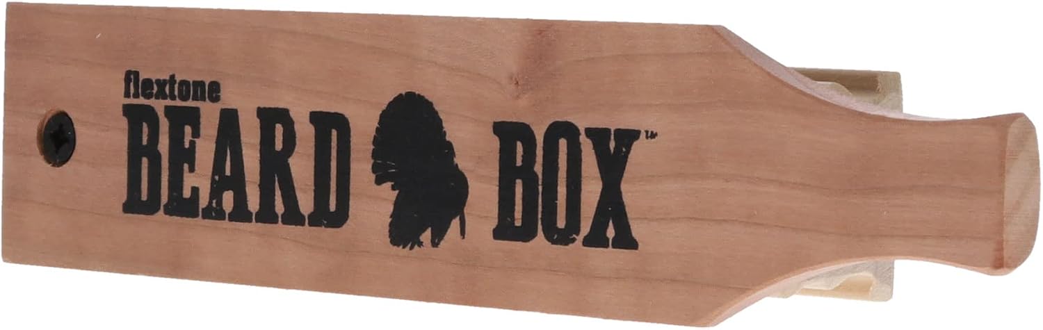 Flextone Hunting Realistic Sounds High Pitch Compact Base Two-Sided Design Beard Box Turkey Game Call