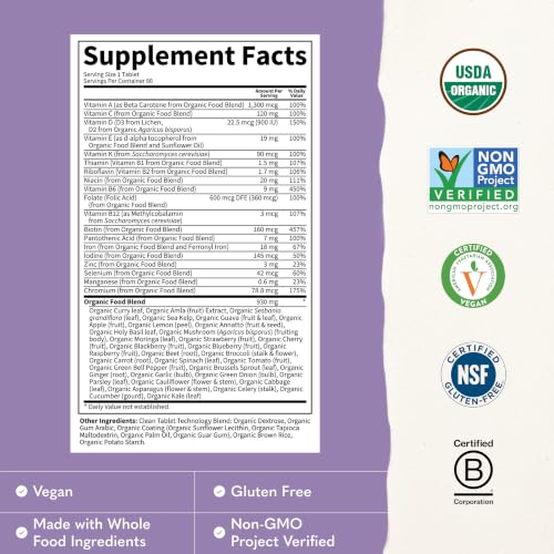 Garden of Life Organics Prenatal Once Daily Multivitamin, 90ct - image 4