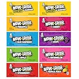 Now &amp; Later Taffy Candy, 10 Fruit Flavors, Individually Wrapped Taffy Candy