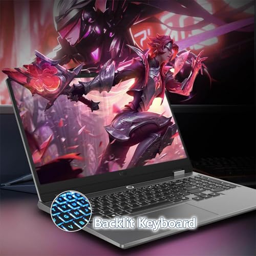 LOQ Gaming-Laptop RTX 5060- Intel i7-137650HX - 15,6" FHD 144Hz Display MUX Switch -G-SYNC -Tastiera retroilluminata -PC portatile 2025 Gamer - Windows 11 (32GB DDR5 RAM |2TB PCIe SSD) - Notebook - Immagine 6