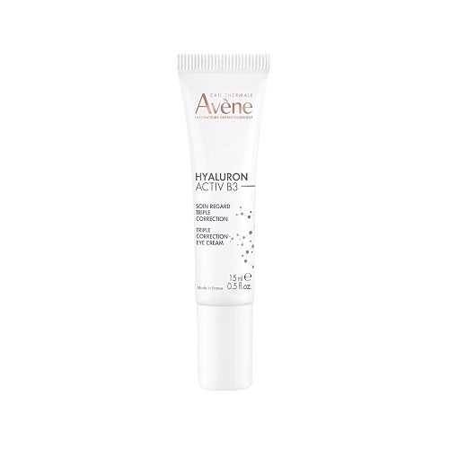 Avène Hyaluron Activ B3 Creme Anti-idade para Olhos com Sulfato de Dextrano, Niacinamida, Adenosina e Ácido Hialurônico que Renova Células, Preenche Linhas Finas e Recupera Firmeza da Pele, 15ml
