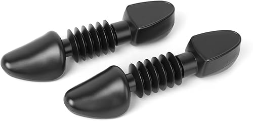 Miniatura 7 de Juego de 2 camillas de zapatos para niños, árbol de zapatos ajustable de poliéster con bobina, ensanchador de zapatos para zapatos de cuero diario