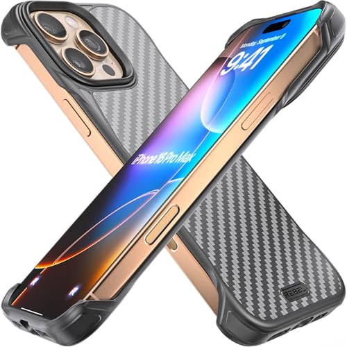 Coque iPhone 16 Pro Max sans cadre Rebel pour éviter la surchauffe et protéger des chocs