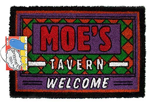 Official The Simpsons Moes Tavern Door Mat Novelty Door Mat