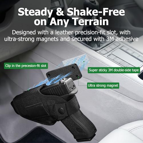 Magnetic Gun Mount Holster for Car
