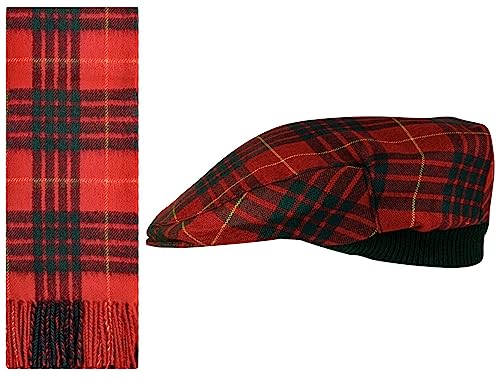 Ensemble écharpe et casquette en laine d'agneau d'Écosse chic