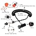 ZCTCL Paintball PCP Adapter Remote Coil High Pressure Air Hose w/Quick Disconnect with Slide Check Accessories (Black)