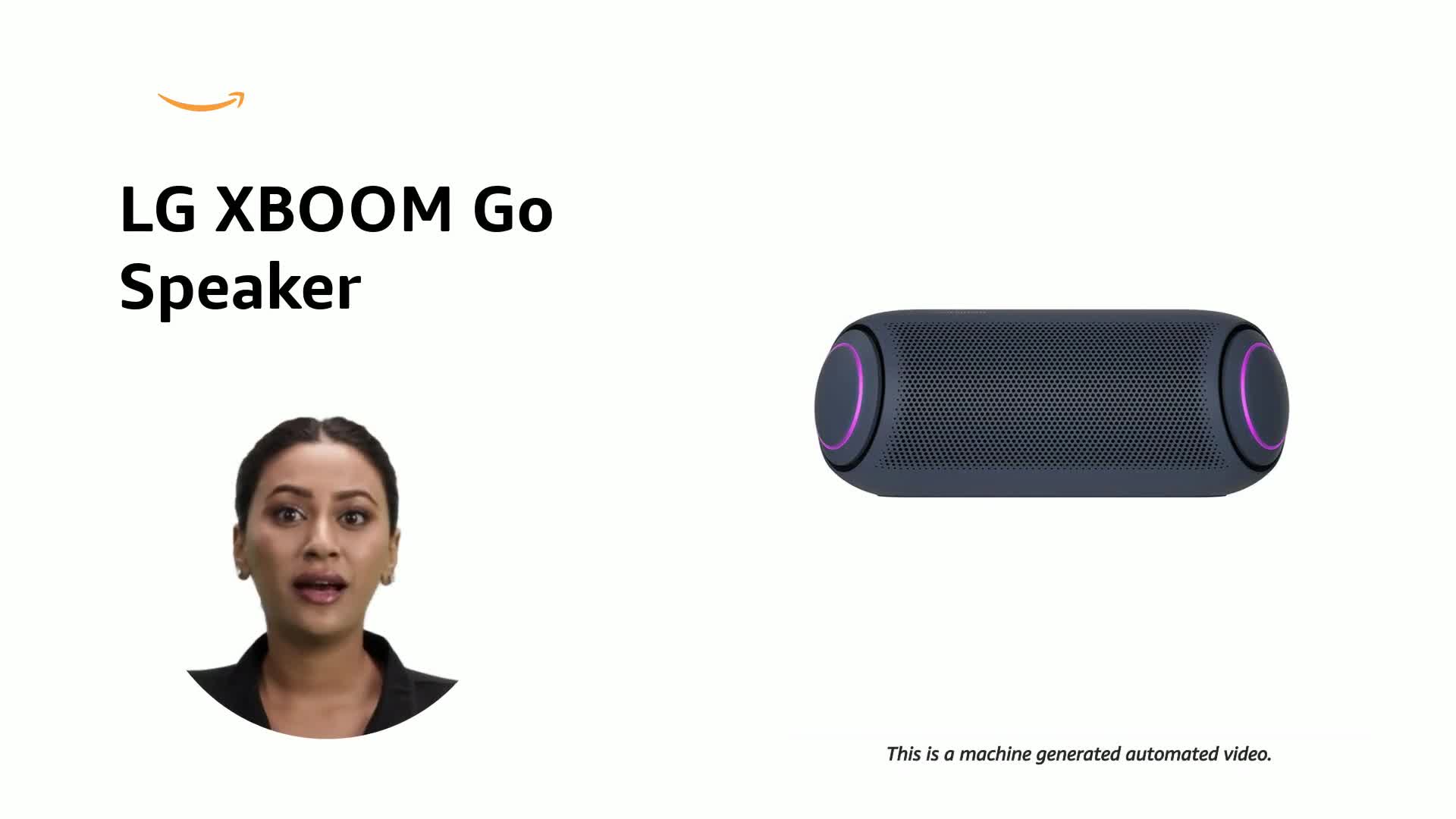 LG PL7 XBOOM Go Water-Resistant Wireless Bluetooth Party Speaker