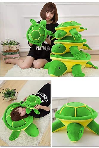 Image of HUG 'n' FEEL SOFT TOYS Turtle, Soft Toys, Birthday Gift for Girls /Wife, Boyfriend /Husband, Soft Toys for Girls, Baby Toys, Rakhi for Brother /Sister Gift Items, Teddy Bear, (Turtle Green, 40 cm)