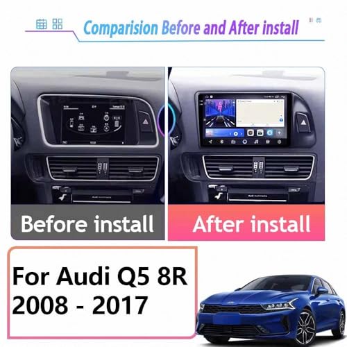 Android Auto Inalámbrico Audi Q5 8R 2008-2017 con Pantalla Bluetooth 32G 2