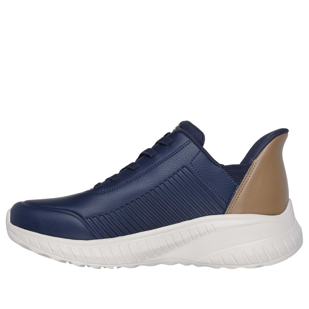 Skechers Hombre Bobs Squad Chaos Heel Preferred Slip-In Entrenador