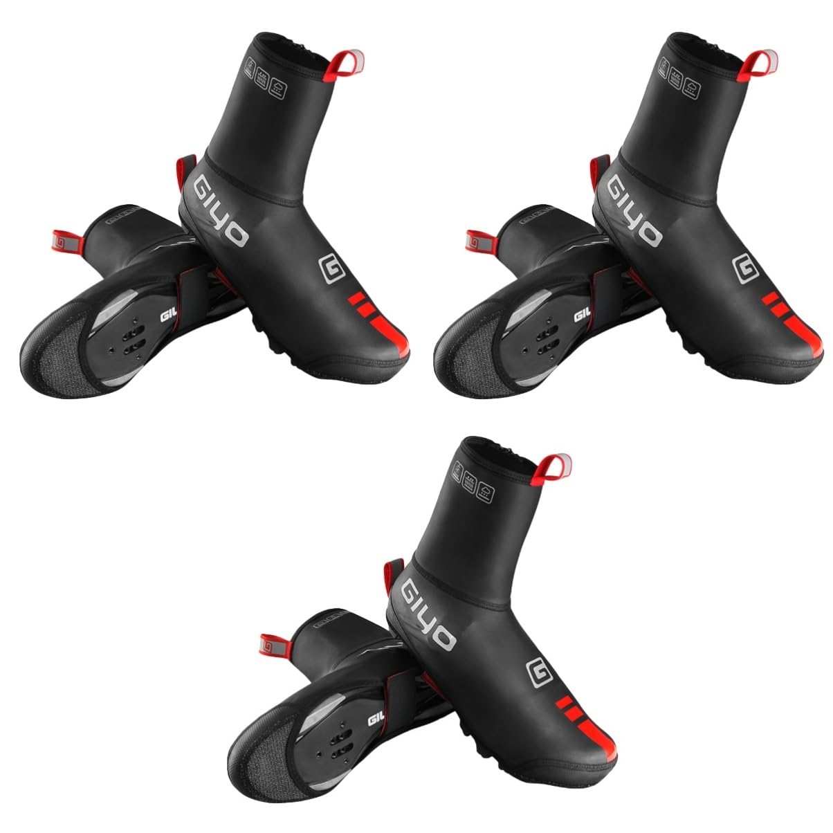 3 szt. Ochraniacze na buty MTB Outdoor Ochraniacze na buty Kolarstwo Termiczne ocieplacze Ochraniacze na buty MTB Excersise Bike Ochraniacze na buty rowerowe Ochraniacze na buty zewnętrzne do jazdy na