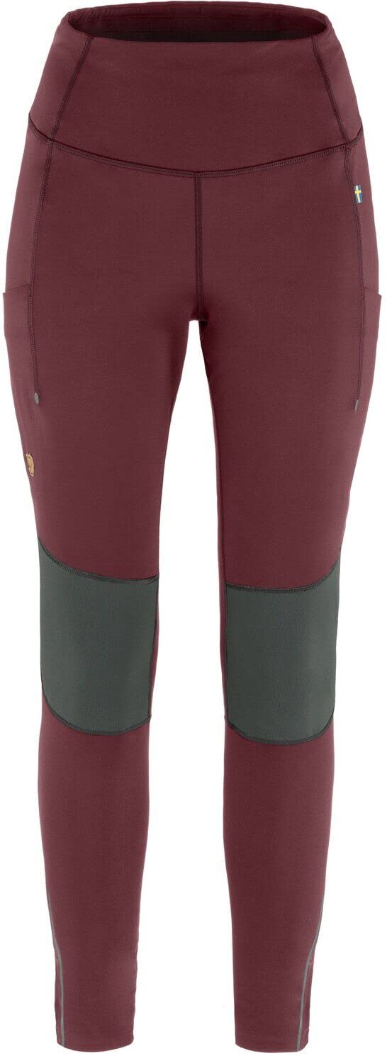 Fjallraven 84790-357-048 Abisko Värm Trekking Tights W Pants Women's Port-Iron Grey Size XS