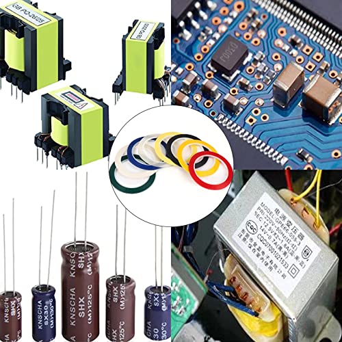 WUDQIJI Whiteboard-Klebeband, 5 mm x 66 m, 6 Rollen, 6 Rollen, für Kunst- und Handwerksmarkierungen