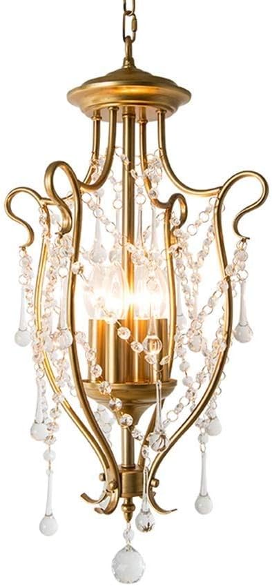 OZZKI Hanglamp Kroonluchter kristal hanger kroonluchter for eetkamer/woonkamer/gang/foyer boerderij keukeneiland hanger noodlijdend hout en mat metalen afwerking Inbouwarmatuur photo 2