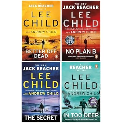 Jack Reacher Series (Book 26-29) by Lee Child 4 Books Collection Set