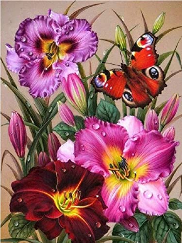 Kit peinture diamant 5D papillon idée cadeau loisir créatif