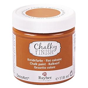 Rayher 38867218 Chalky Finish op waterbasis, krijtverf voor shabby-chic-, vintage- en landelijke looks, 118 ml…