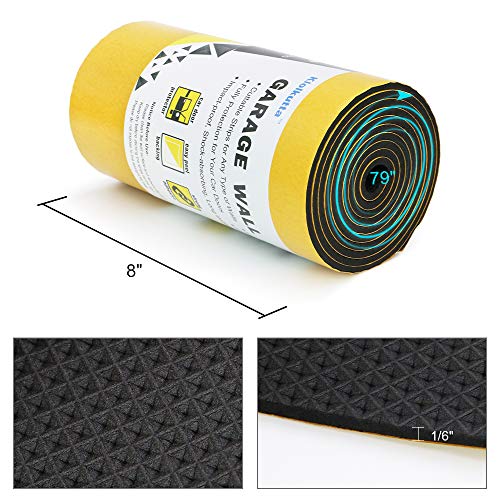 Car Door Protector Bump Body Guard,2 Pack 79"X 8"X 1/6" Foam Garage Wall Protector Waterproof Foam Protector Protecting Your Car Doors #TOP1